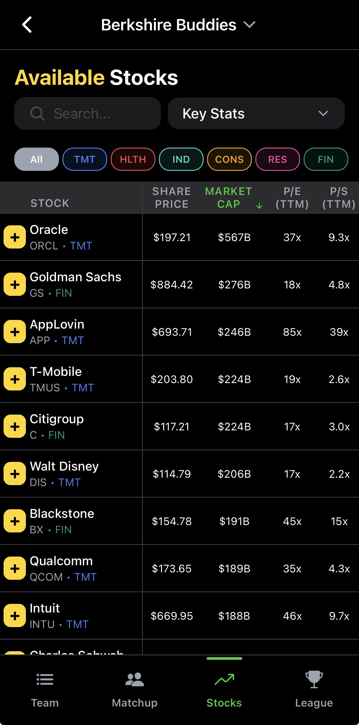 Fantasy Stocks App Screenshot 3